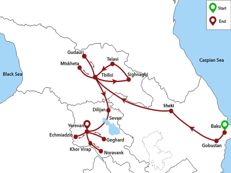 Trip map