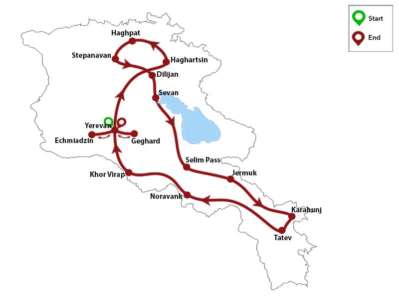 Trip map
