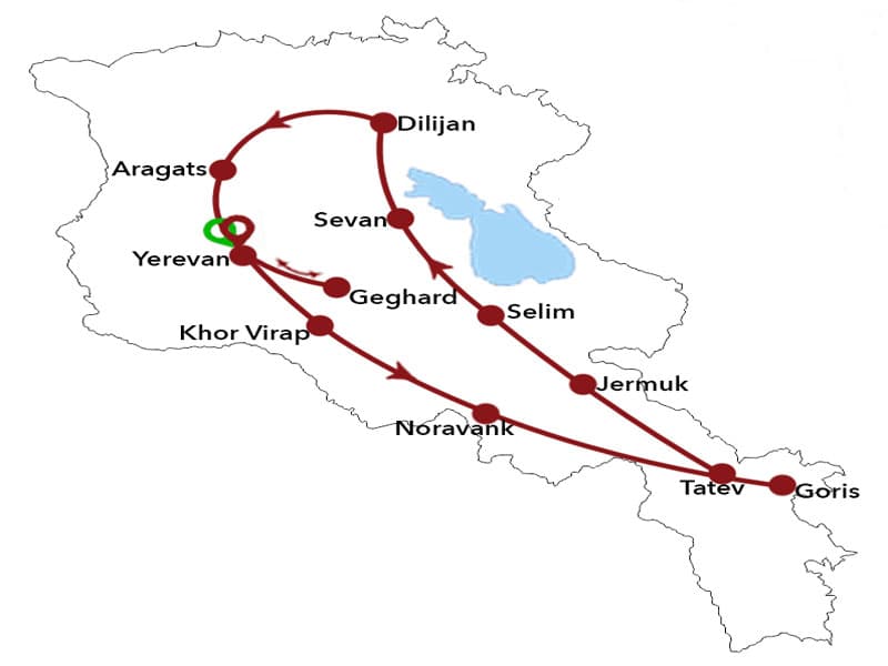 Trip map