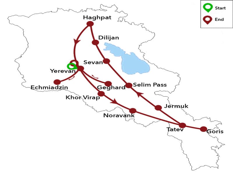 Trip map