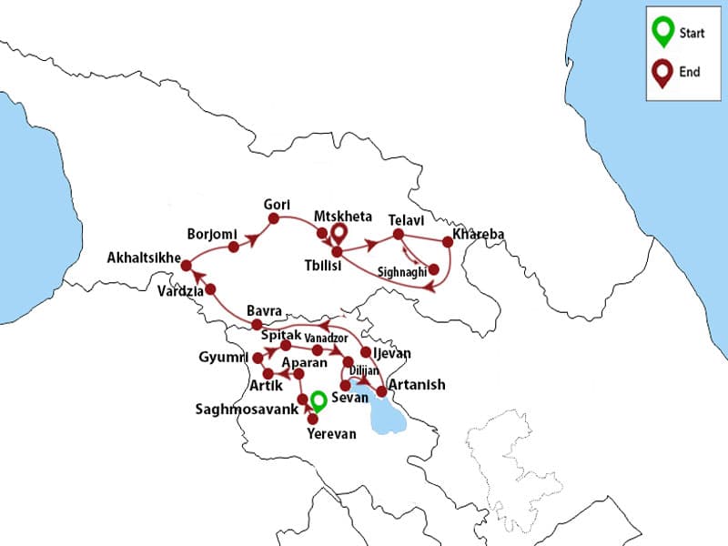 Trip map
